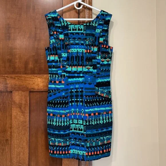 Robe Femme PLENTY By Tracy Reese - Bleue Sans Manches - Taille S - Occasion Très Bon état